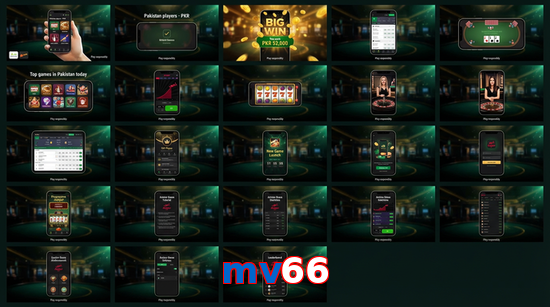 Main screen of Mv66 bet page for PK players